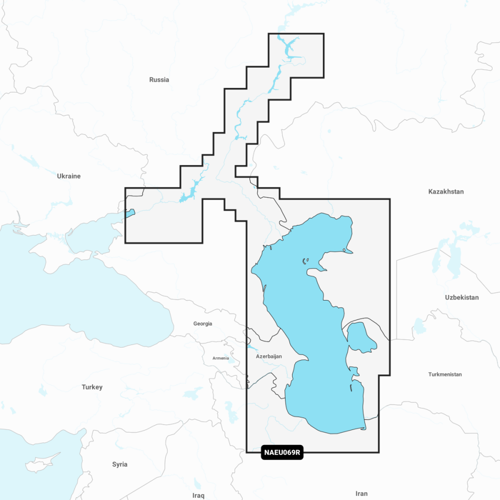 Navionics EU069R | Caspian Sea & Lower Volga River | 4Boats