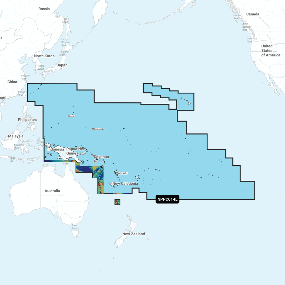 Navionics Platinum+ Large Chart: PC014L - Pacific Islands