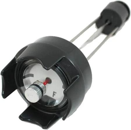 OMC Evinrude fuel tank gauge with clear dial and indicator for accurate fuel level readings
