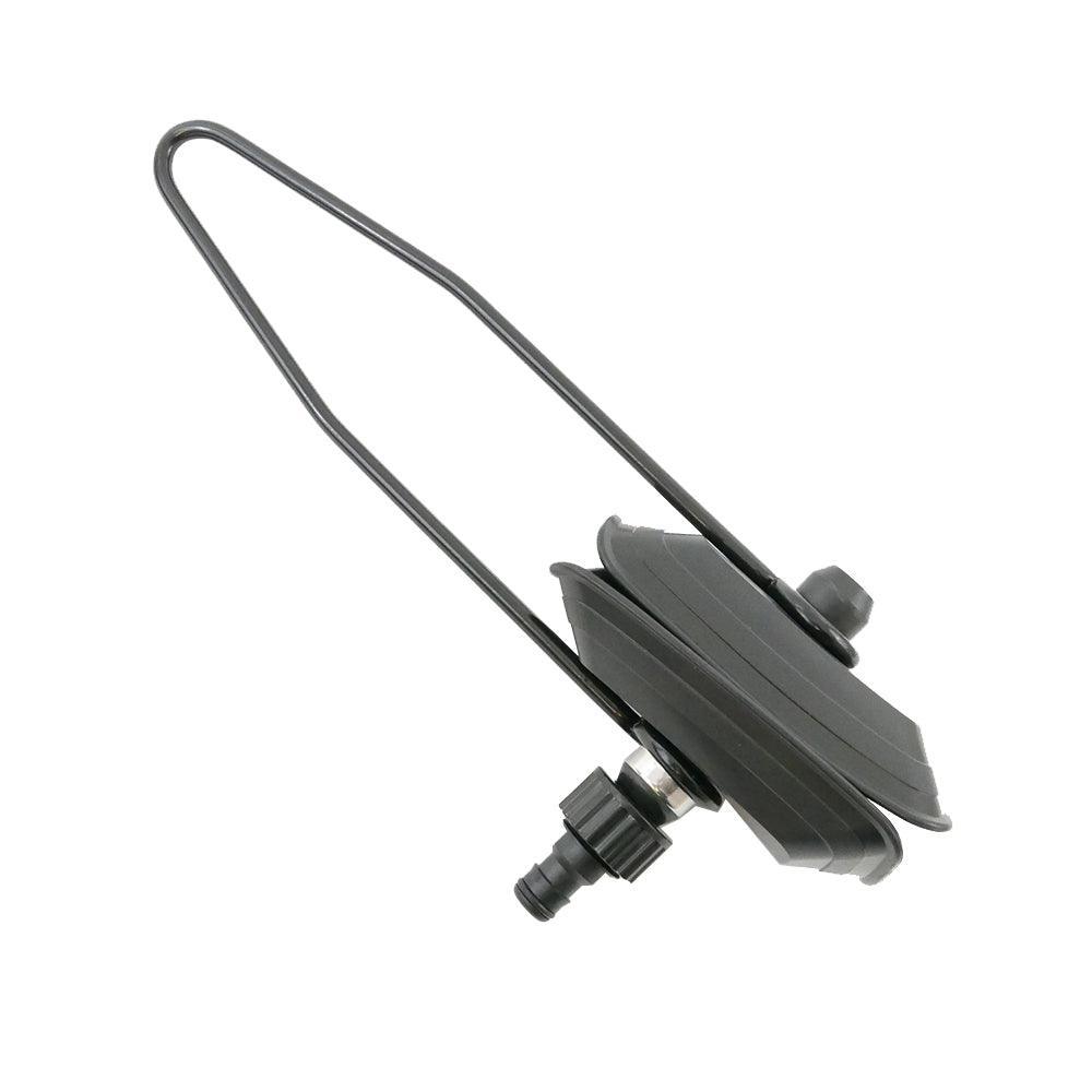 Outboard Flush Muff Single Feed Compact Rectangle Cups - 4Boats