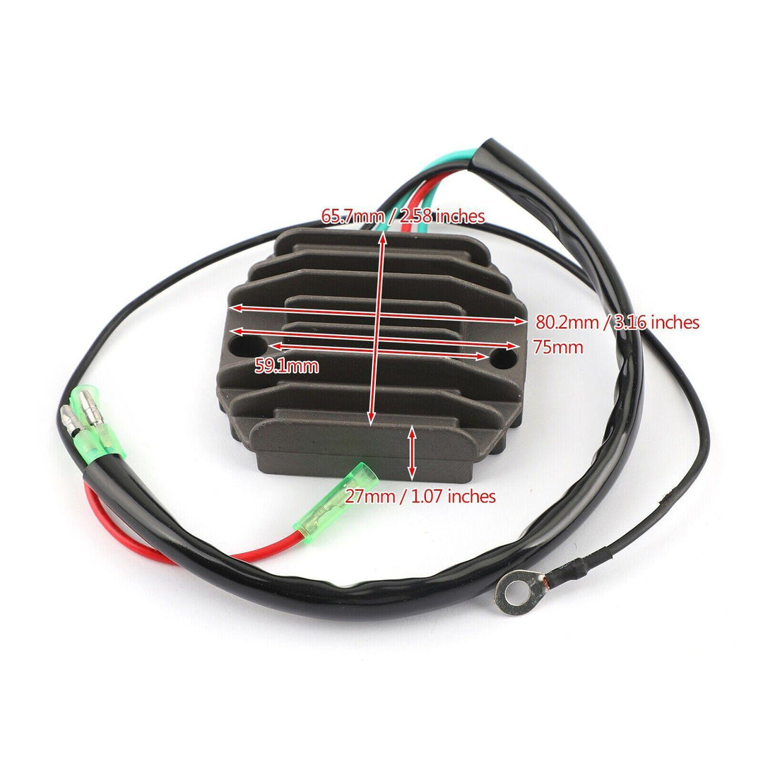 Rectifier Regulator Fit for Yamaha F9.9H F15 F20/06-17 6AH-81960-00 T85-05030300 - 4Boats