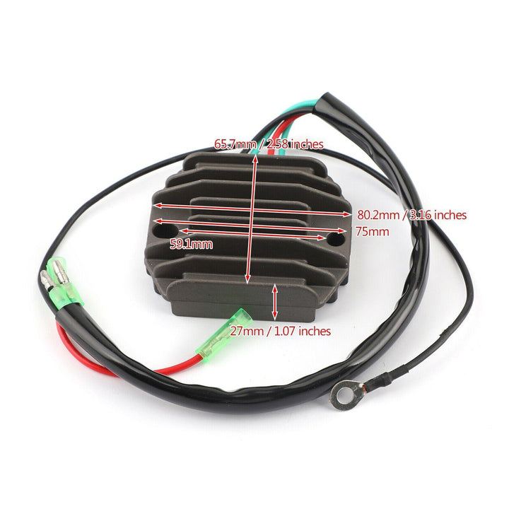 Rectifier Regulator Fit for Yamaha F9.9H F15 F20/06-17 6AH-81960-00 T85-05030300 - 4Boats