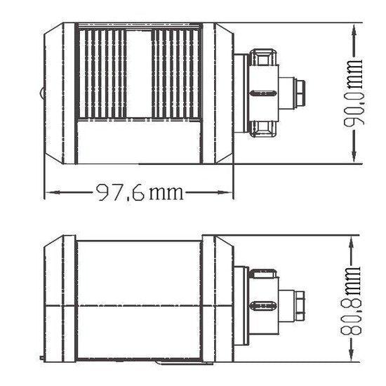 Red Port LED Navigation Light MaxiNav Range for boats up to 20m - 4Boats