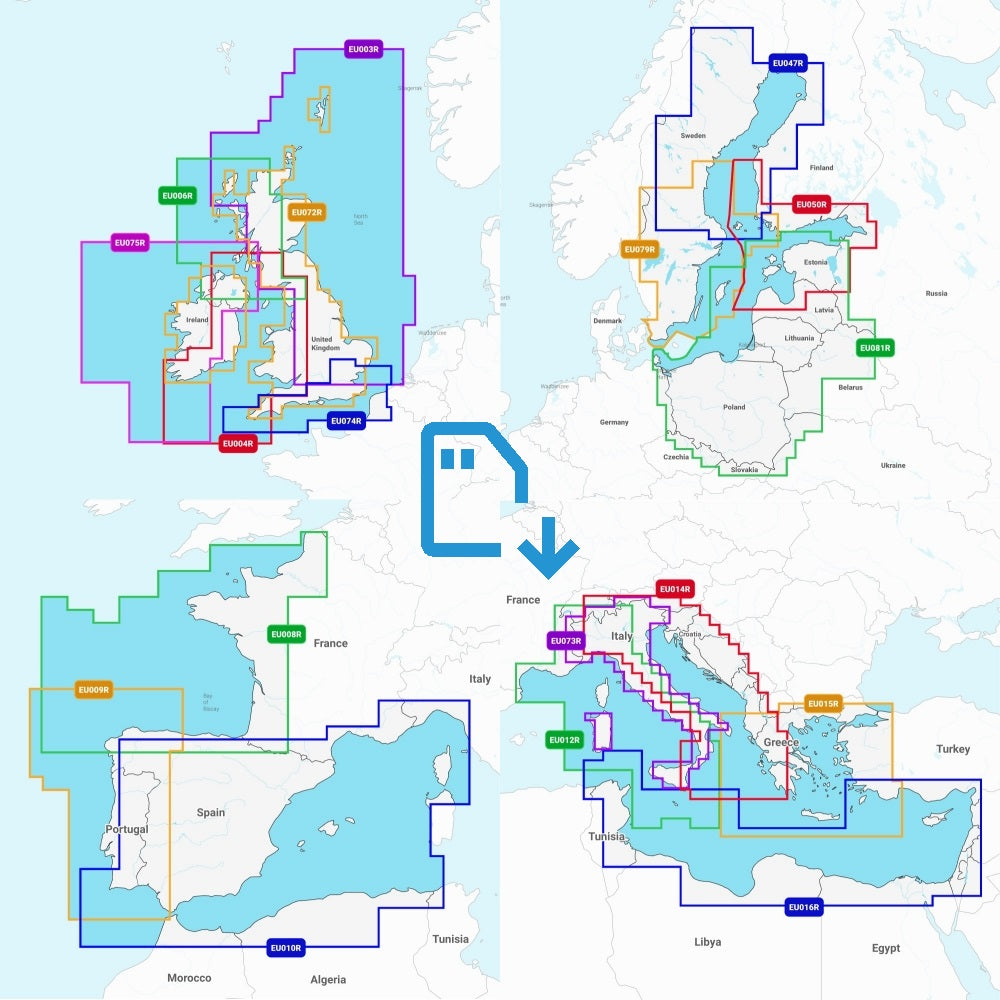 Navionics + Regular Chart | Blank Download Card | 4Boats