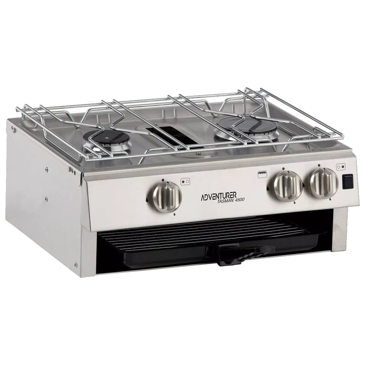 Tasman 4500 LPG 2 Burner Hob Unit and Grill
