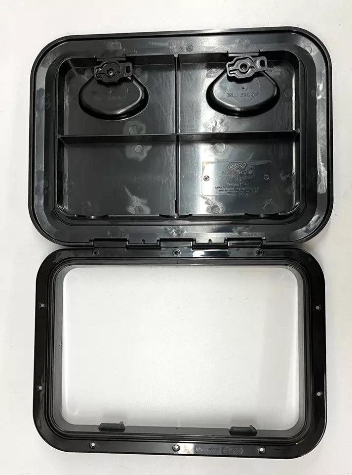 TOP LINE Hatch 315 × 440 mm (Black) ISO12216 | 4Boats