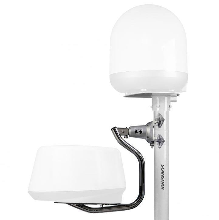 Scanstrut DLMP1-30F Dual self-levelling pole mount 2.5m / 8' 2In for radome and satcom - 4Boats