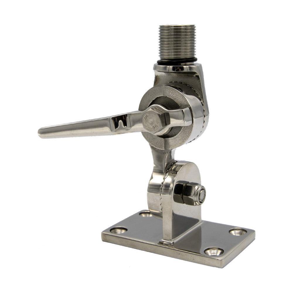 Shakespeare 3187 Stainless Steel Ratchet Mount - 4Boats