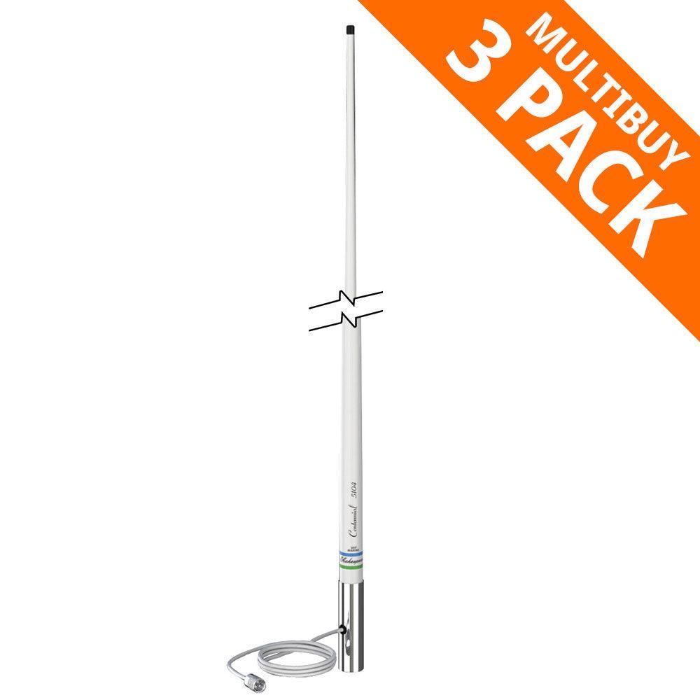 Shakespeare 3dB 1.2m Fibreglass VHF Antenna (Pack of 3) - 4Boats