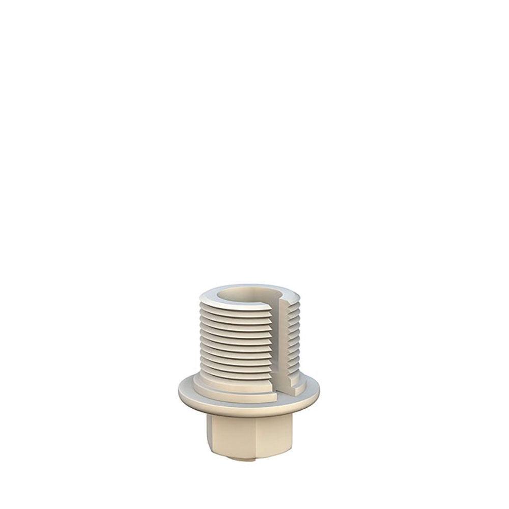 Shakespeare Adapts 1''14 female thread to M16 male thread white nylon - 4Boats
