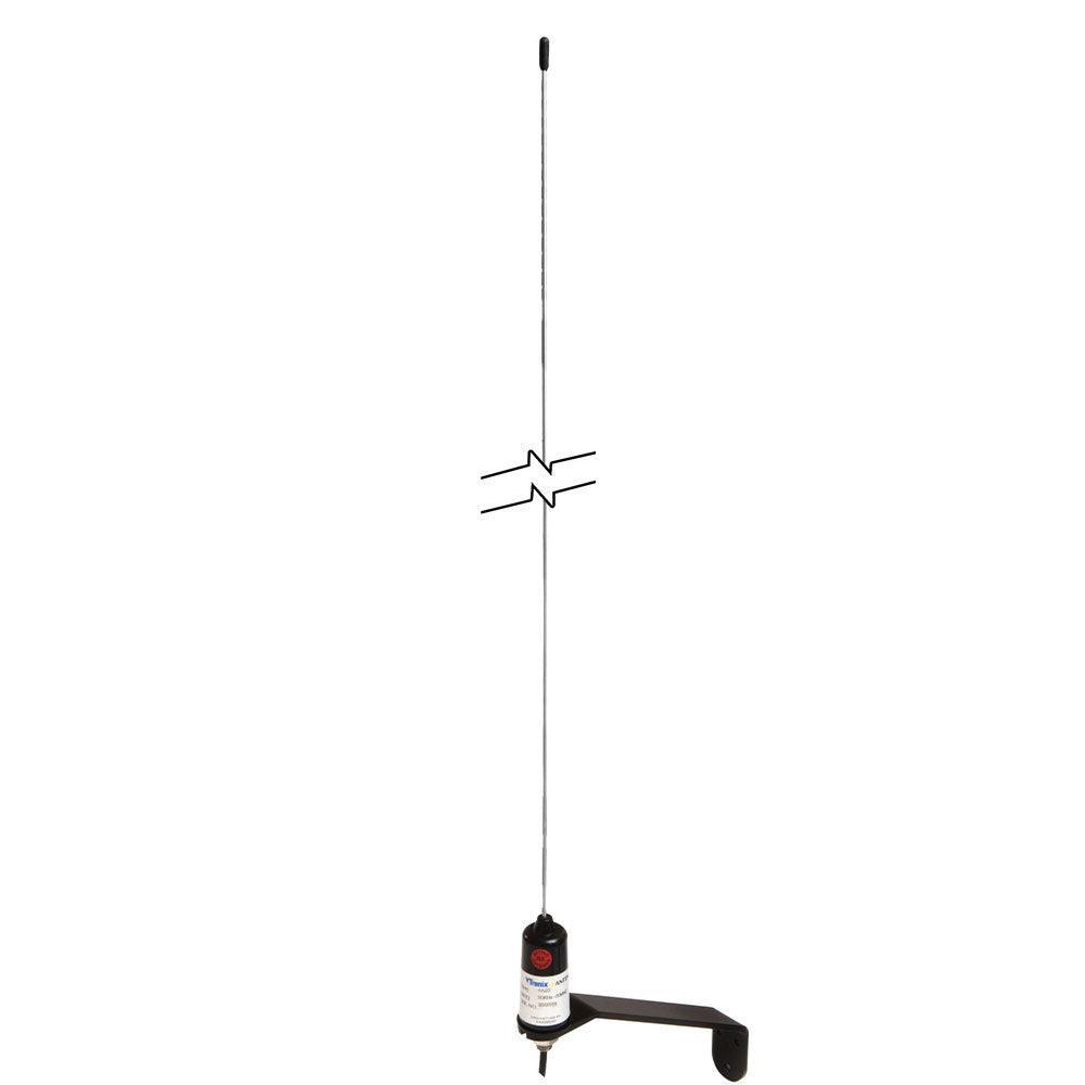 Shakespeare Stainless Steel Active Whip Antenna with Bracket - 0.9m - 4Boats