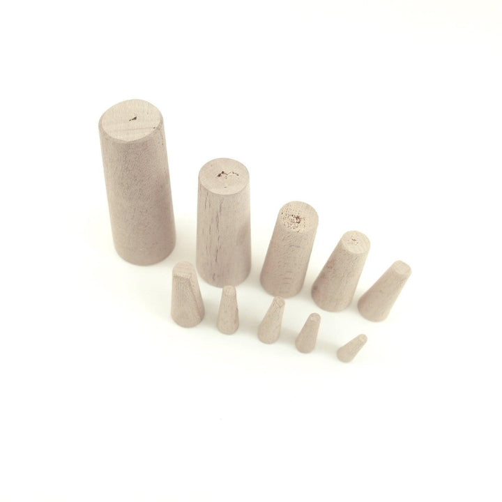 Soft Wood Emergency Conical Plugs (Bungs), Set of 10 - 4Boats