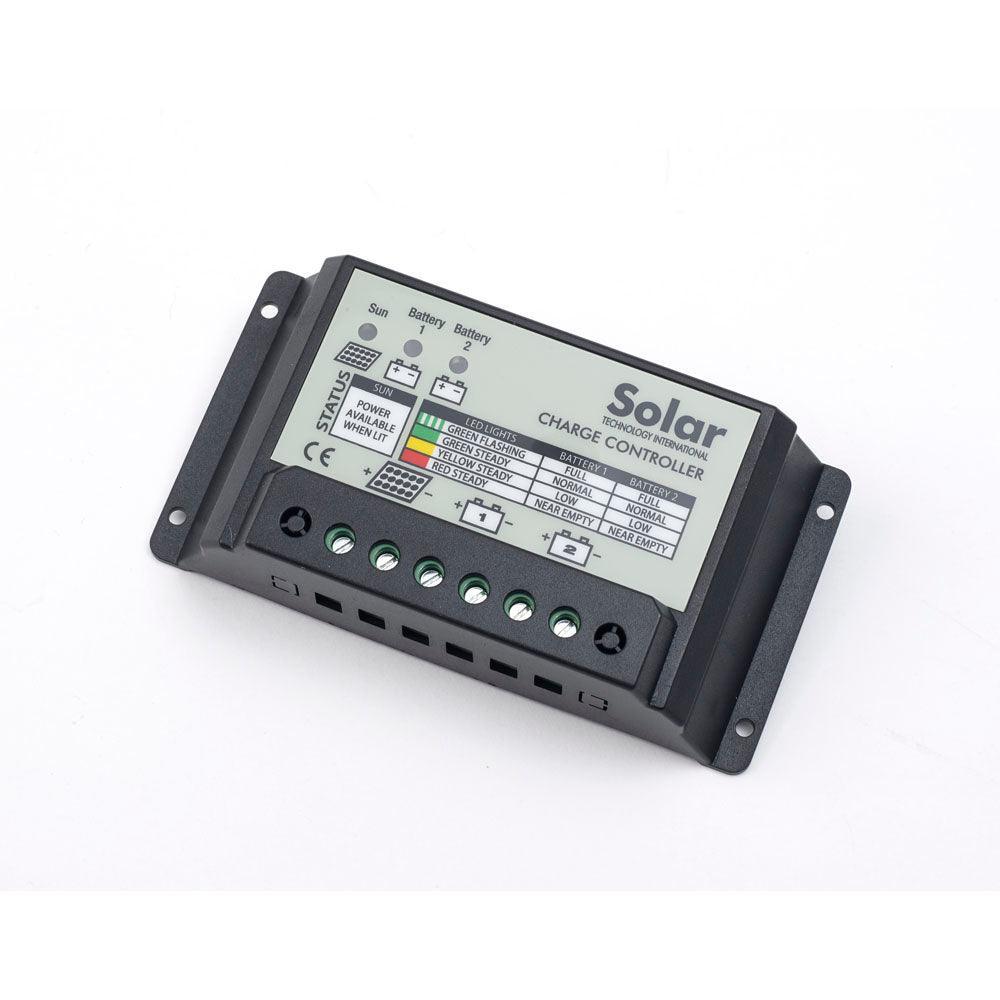 Solar Technology 10A Dual Battery Charge Controller - 4Boats