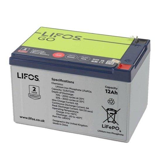 Solar Technology 12V 12Ah Lifos Lithium Battery - 4Boats