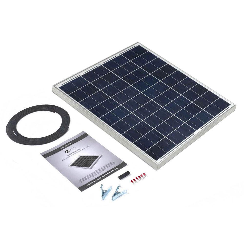 Solar Technology 60W Rigid Solar Panel Kit - 4Boats