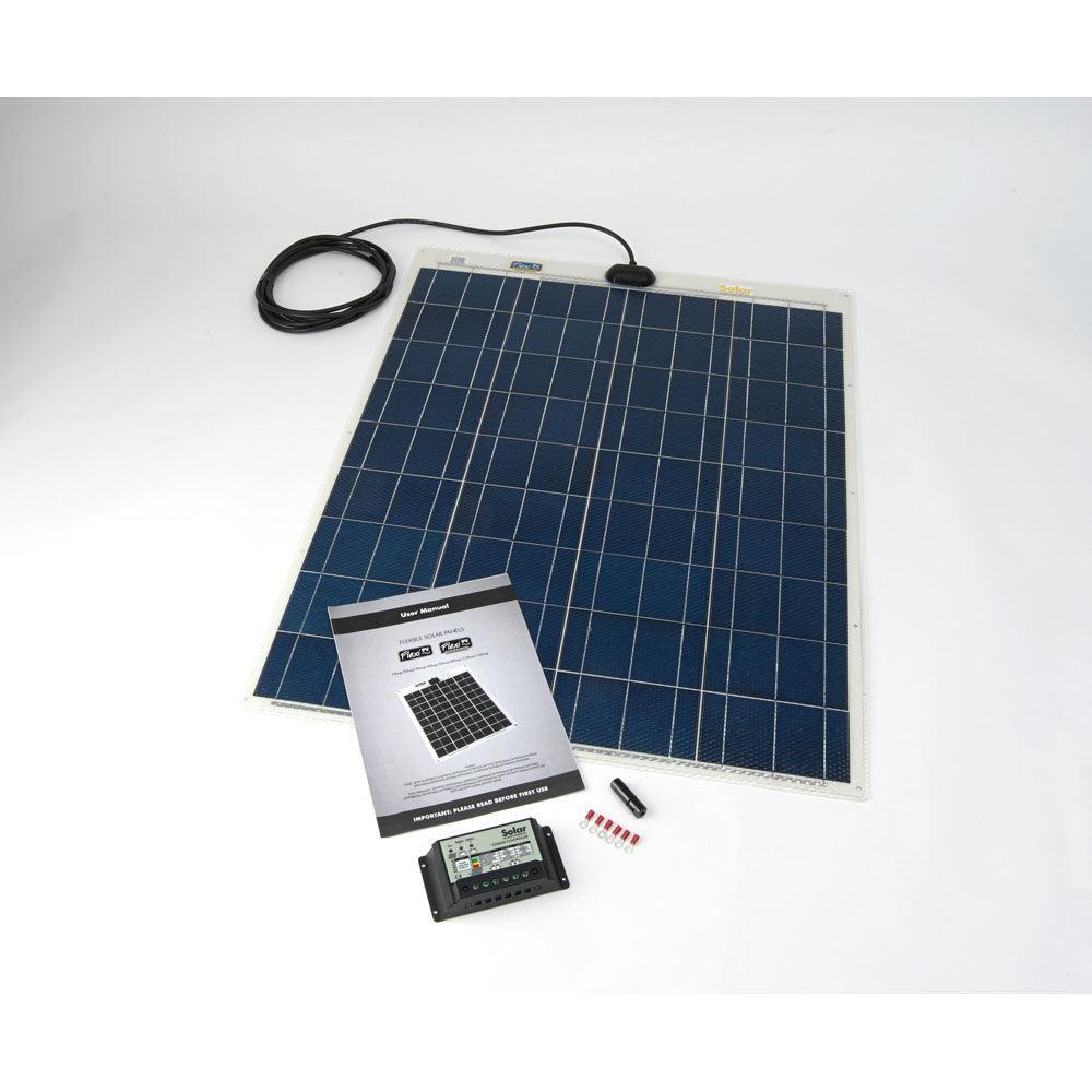 Solar Technology 80W Flexi Solar Panel Kit & 10Ah Charge Controller - 4Boats