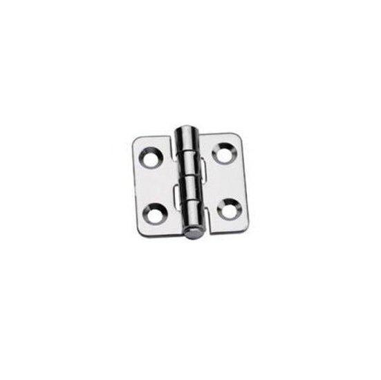 Square Doorstop Hinge, Right, Inox 316, L47mm, W30mm, Thickness 1,5mm - 4Boats