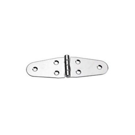 Strap Hinge Inox 316 Right 140mm x 40mm x 2mm - 4Boats