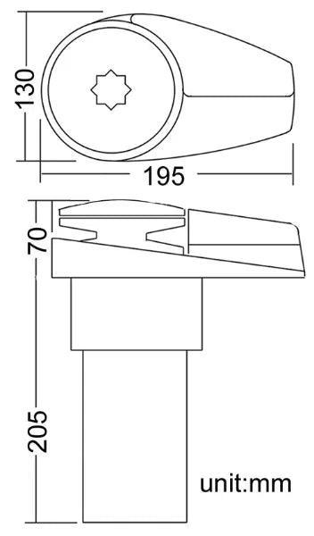 Windlass 1000W Vertical Alu Base 8mm Gypsy - VA1000 - 4Boats