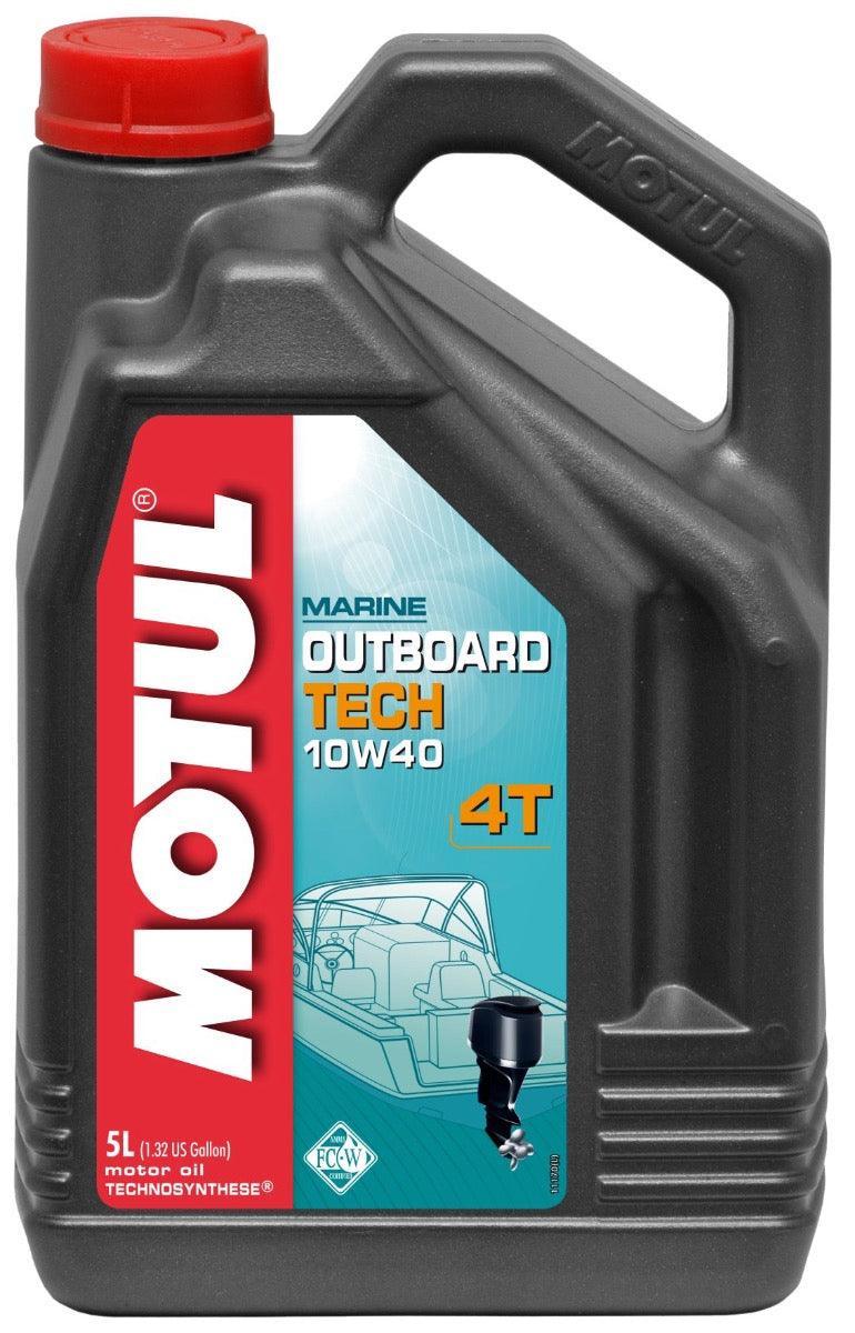 (106354) OUTBOARD TECH 4T 10W40-5L - 4Boats
