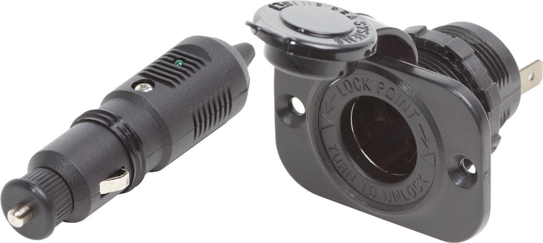 12 Volt Plug with Dash Socket - 4Boats