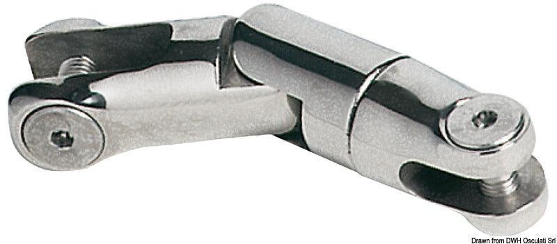 2-Joint Swivelling Connection AISI 316 6/8 mm (x1) - 4Boats