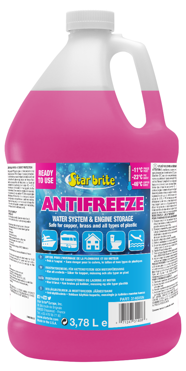 PG Anti-Freeze -50 (-46C) degrees 3.78L (Pink)