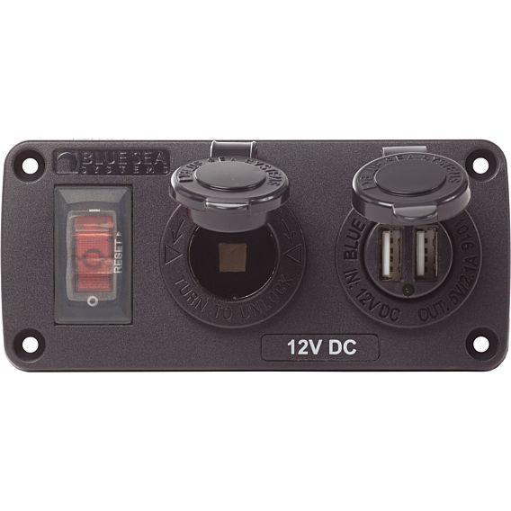 Blue Sea Systems Panel Acc H2O USB & Sckt - 4Boats