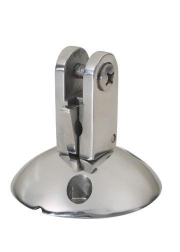 Accon Round Surface Mount Quick Release Hinge - 4Boats