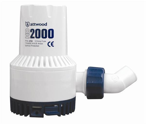 Attwood Heavy Duty Pump PUMP-HD, 2000, 12V - 4Boats
