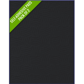BLACK - Original Step Pads Smooth Pattern 550x135x3/2mm - 4Boats