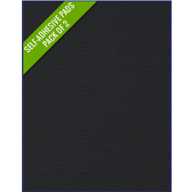 BLACK - Original Step Pads SmoothPattern 275x135x3/2mm - 4Boats