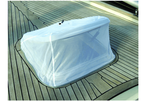 Blue Performance Dual Hatch Cover and Mosquito Net - 10 Sizes - 4Boats