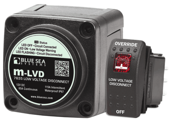 Blue Sea M-LVD Low Voltage Disconnect 65A 12V - 4Boats