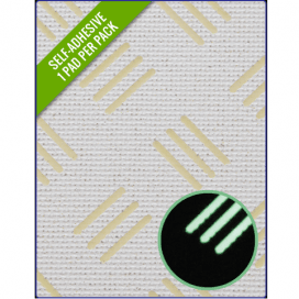 Checker Grey/Green Glow 275 x 135 x 3mm - 4Boats
