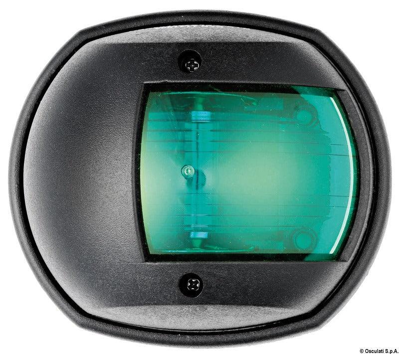 Classic 12 Navigation Lights-112,5° right green-Black - 4Boats