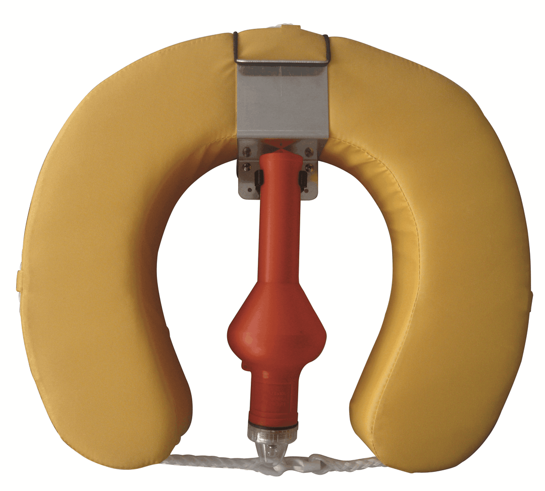 Complete Horseshoe Set Buoy Bkt & Light Yellow - 4Boats