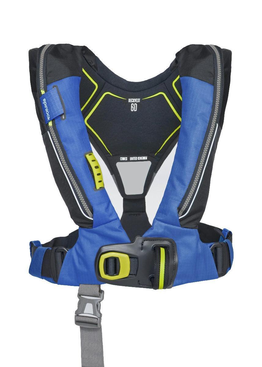 Deckvest 6D-170N-Not Included-Pacific Blue & Black - 4Boats
