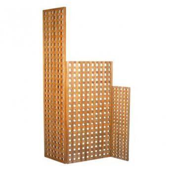 Double Sided Teak Grating Screen - 4Boats