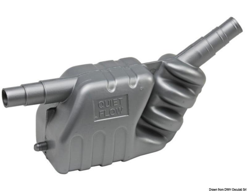 Exhaust Muffler for Water-Cooled Engines, 7L - 4Boats