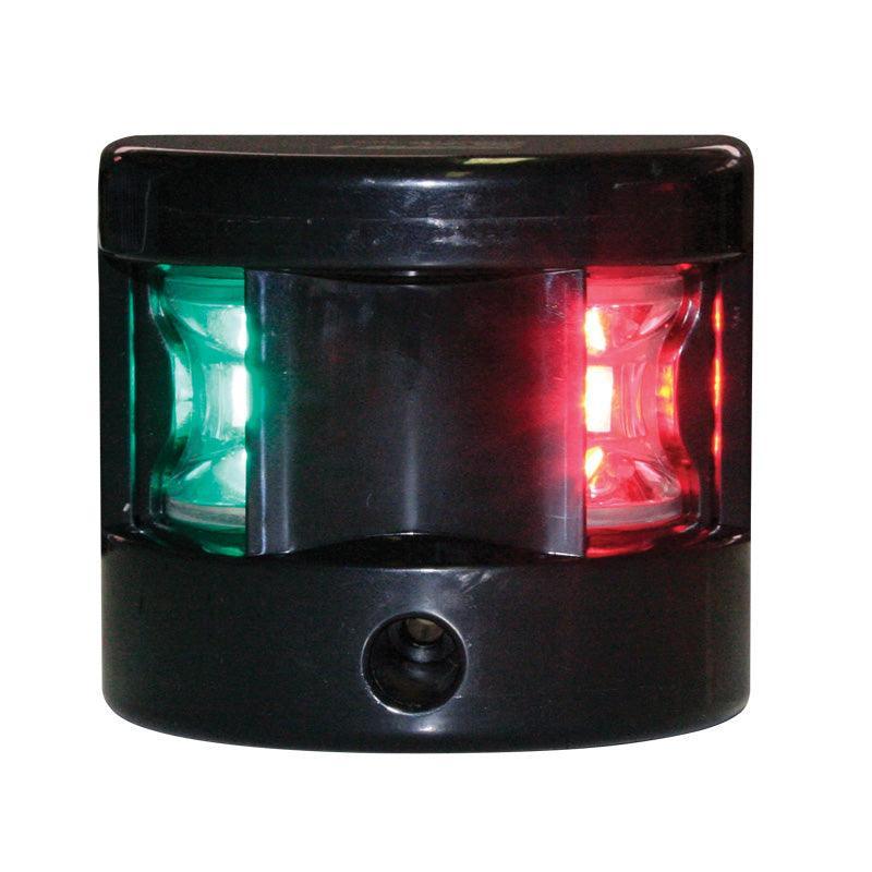FOS LED 12 Bi-colour Light, Side mounted, with black housing - 4Boats