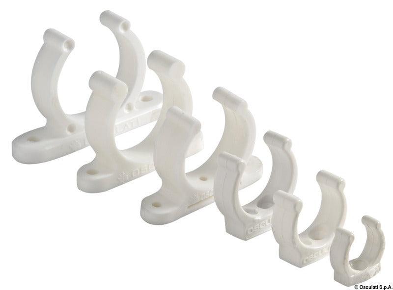 Heavy duty plastic clip (10 Pack)-White-25mm - 4Boats
