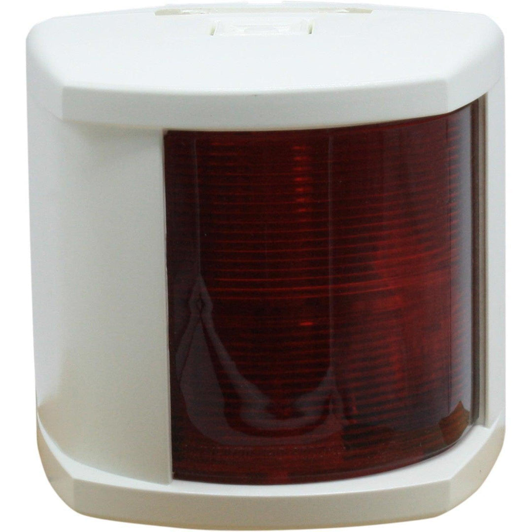 Hella Port Red Navigation Light (White Case) - 4Boats