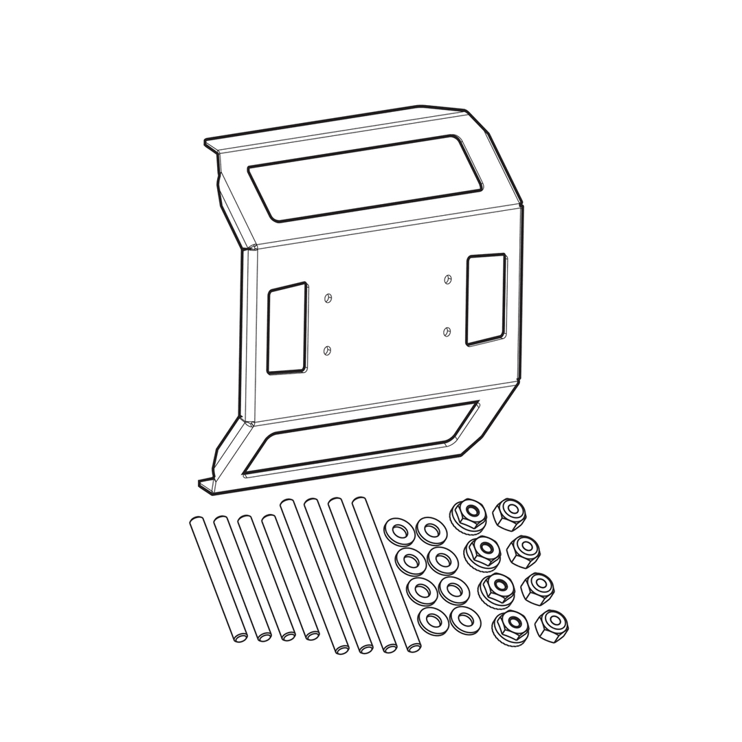 IDMK S15R - In-Dash Mounting Kit SOLIX 15 Models REINFORCED - 4Boats