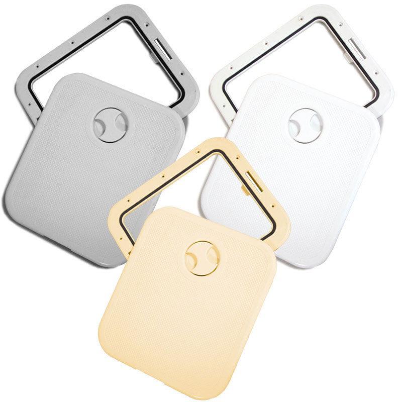 INDUSTRIAL Access Hatch w/Detach.Cover316x360mm,Grey - 4Boats