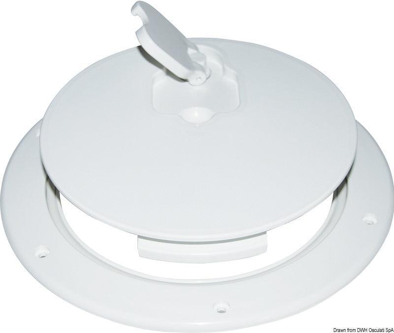 Inspection Hatch Fitted with Cover-White-315 max external Ø mm - 4Boats