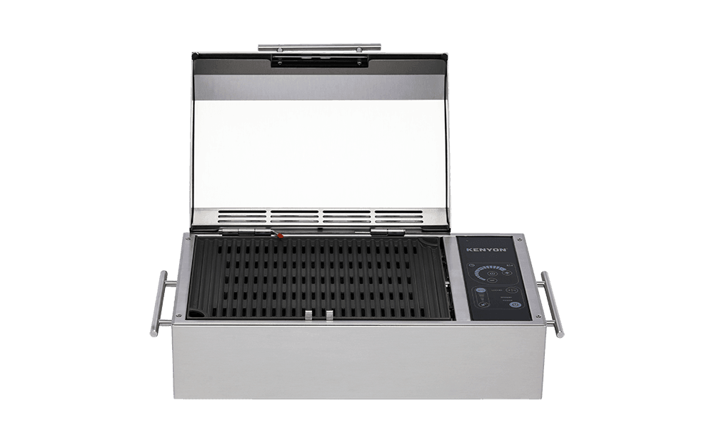 INTELLIKEN FRONTIER LID ELECTRIC GRILL - PORTABLE, 240V POWER CORD WITH UK PLUG - 4Boats