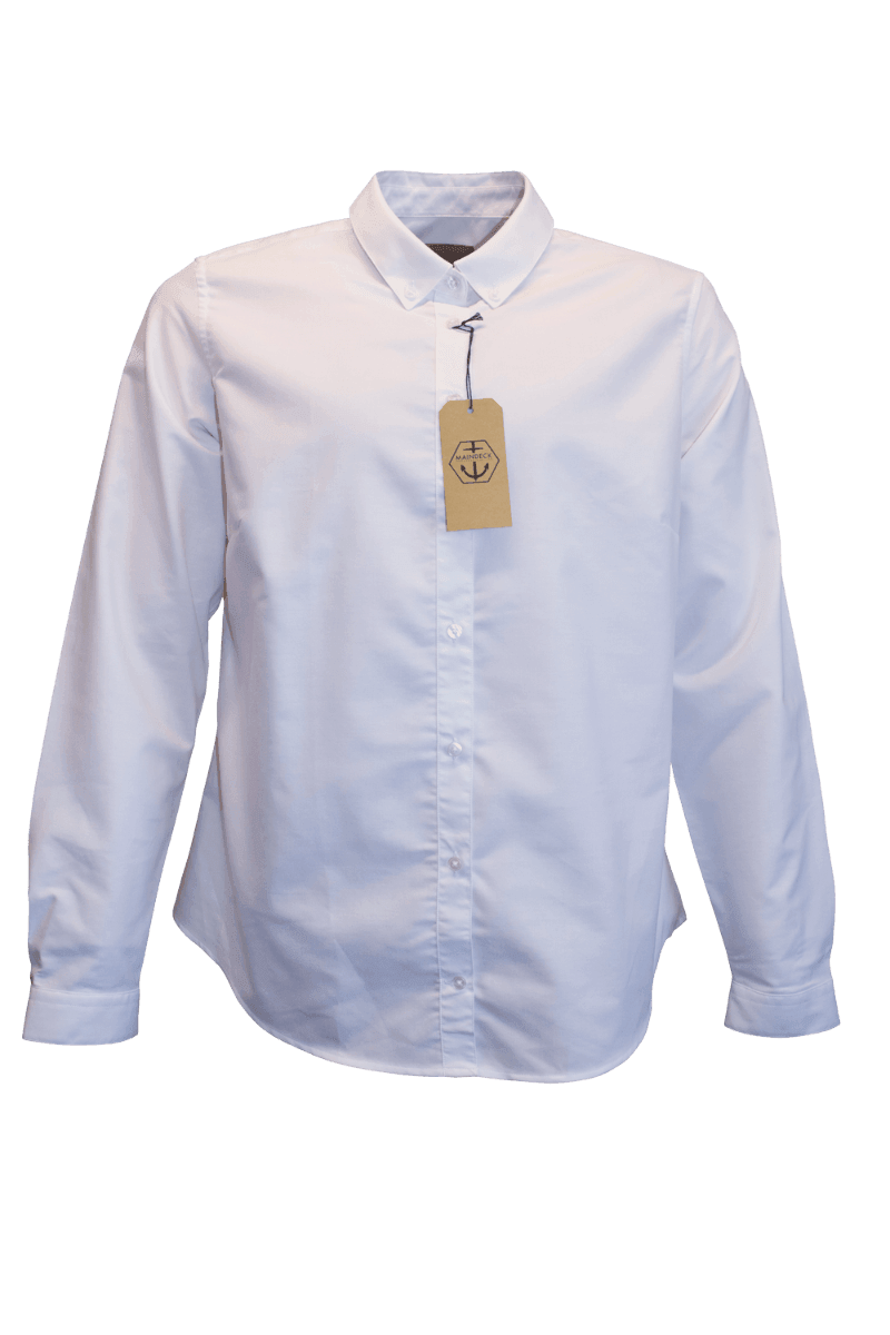 Maindeck Oxford Cotton Shirt-White-Ladies-8 - 4Boats