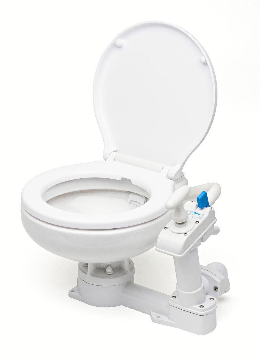 Manual Toilet Compact 99 - Soft Close Seat - 4Boats