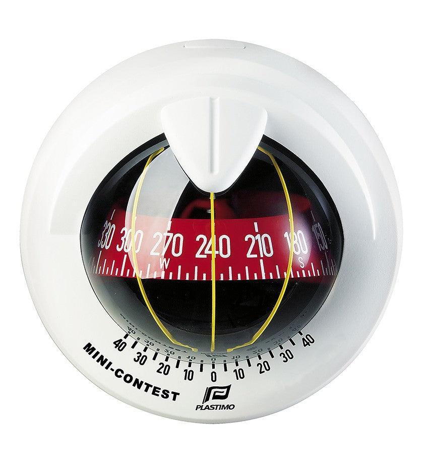 Mini-Contest Compass-White (Red conical card) - 4Boats